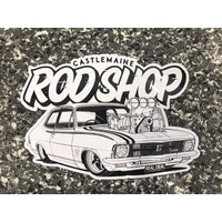 REAL DEAL LC Torana Black & White - Sticker